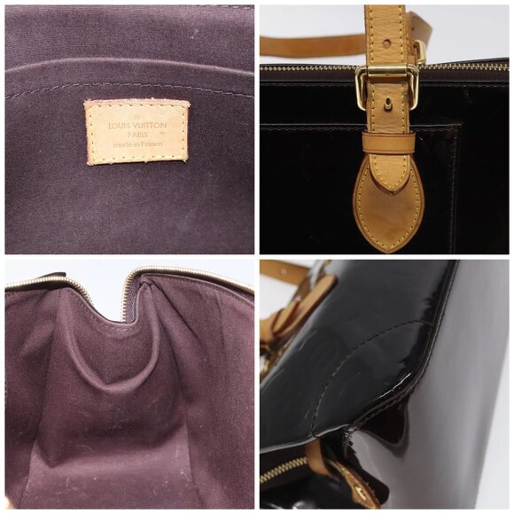 LOUIS VUITTON Monogram Vernis Rosewood Avenue Bag Amarante - Picture 14 of 15